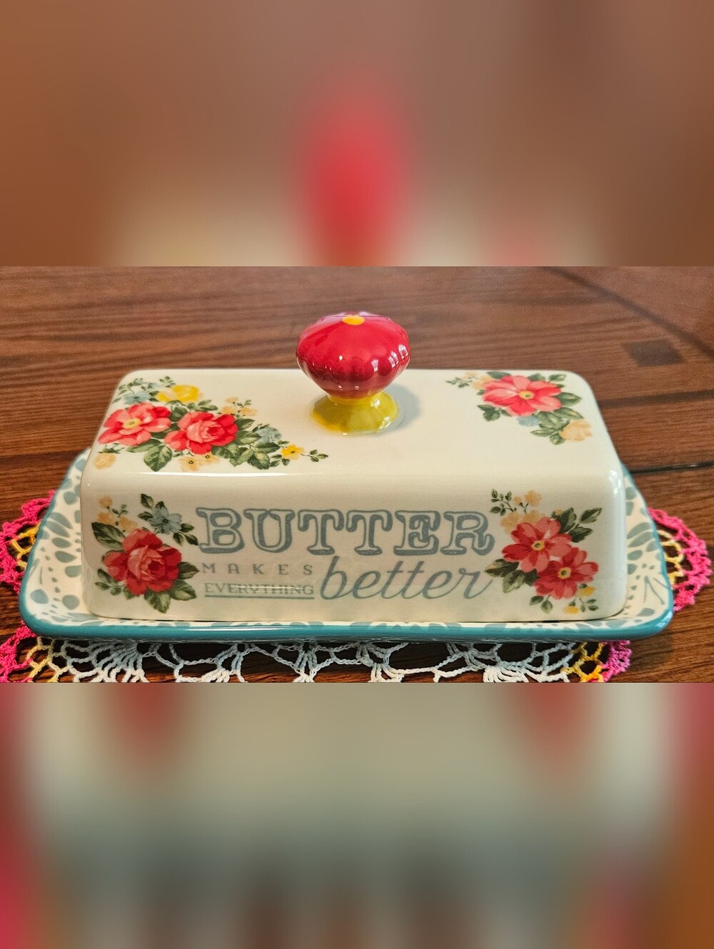Pioneer Woman Butter Dish